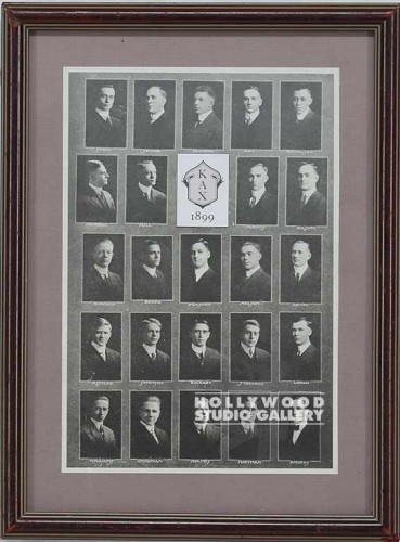 13X9 1899 KAX FRATERNITY PHOTOS WD