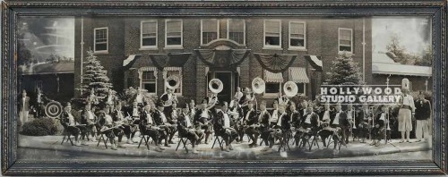 11X27SHRINERS B/W PANORAMIC/SLVR FR