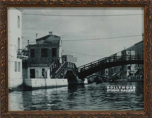9x12 B/W Photo Of Venice