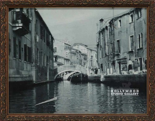 9x12 B/W Photo Of Venice