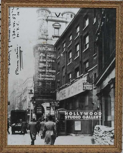 21x17 B/W ENGLISH THEATRE/FRAMED