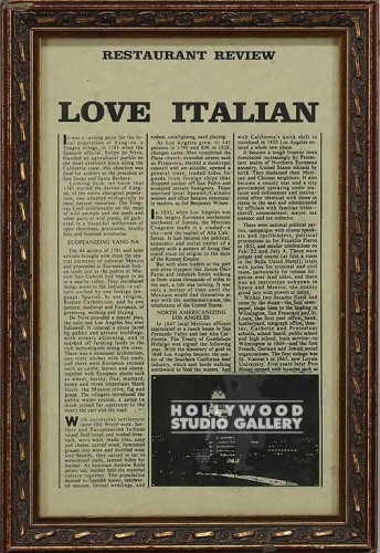 14x9 Newspaper Clipping Rest.Review