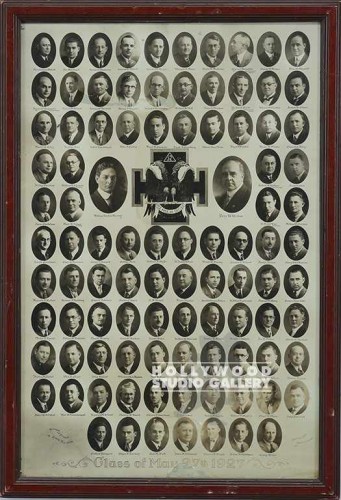 20x14 Antique Class Photo/90 Ovals