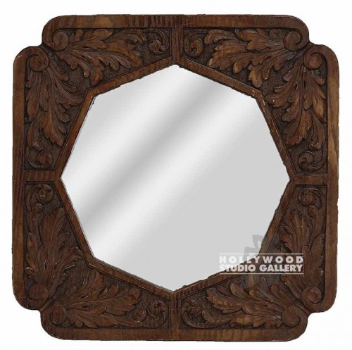 12x12 Small Plaster Cherub Mirror