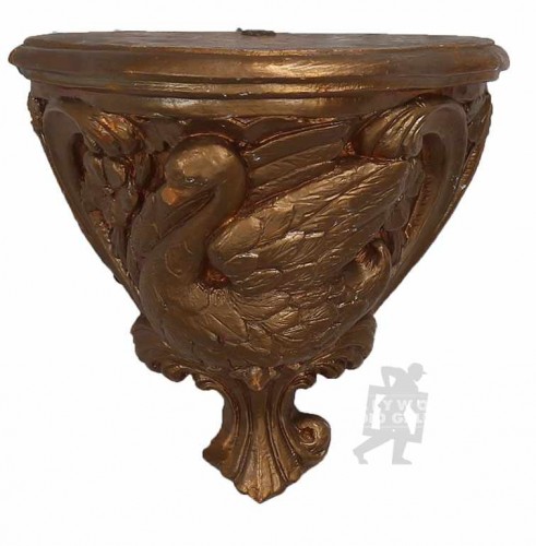 9x9x5 Gold Plaster Shelf