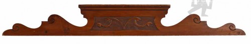 42x6" Simple Wood Pediment