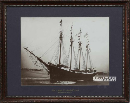 16x20 SEPIA NAUTICAL PHOTO/WD FRAME