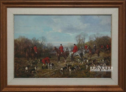 32x38 Hunt/Dark Wood Frame