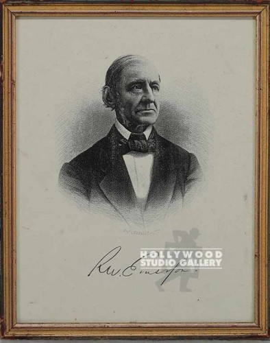 15x12 RW Emerson Portrait Ink Authr