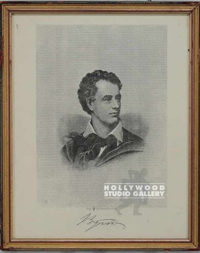 15x12L. Byron Portrait Drawng Authr