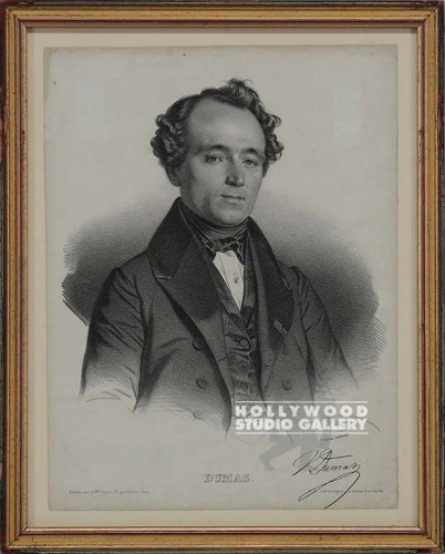 15x12 Dumas Portrait Drawing Author