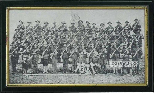 12x20 B W Black Calvery Group Photo
