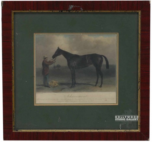 10x10 Horse Racing Etching